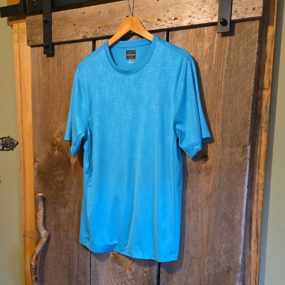 Tasso Elba Light Blue Short Sleeve Tee